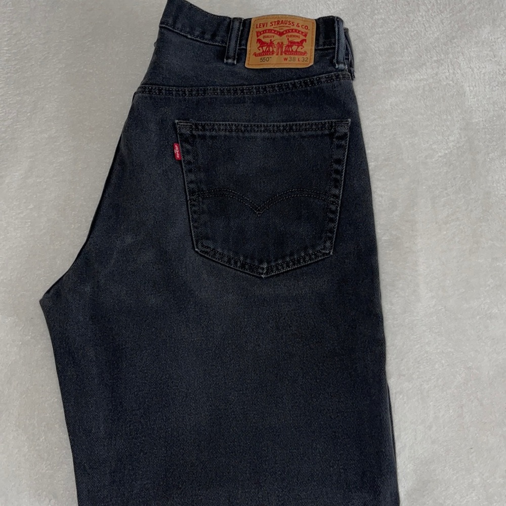 Men’s Levi’s Black 550 38/32